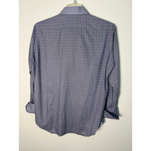 Robert Graham Blue Long Sleeve Button Down Top - M/L - Picture 8 of 8